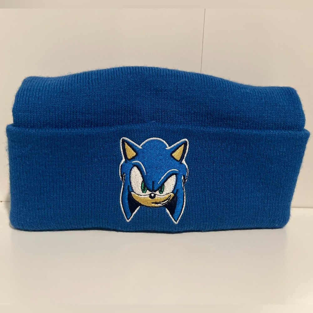 Blue Sonic The Hedgehog Beanie